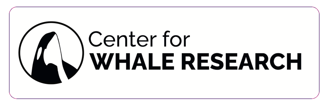 Center for Whale Research Logo Sticker